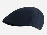 Brim&Brawn Flat Cap in Navy Cotton