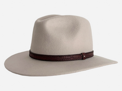 Wool Felt Hat Fedora Cowboy Sand