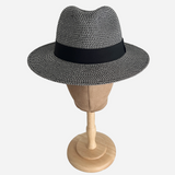 Panama Style Straw Hat Black