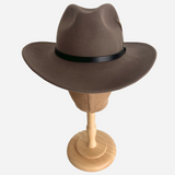 Wool Felt Hat Cowboy Brown