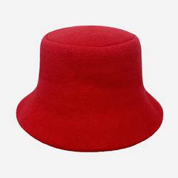 Wool Bucket Hat Red