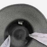 Brim&Brawn Wide Brim Straw Hat Black