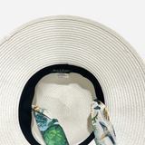 Brim&Brawn Wide Brim Straw Hat White